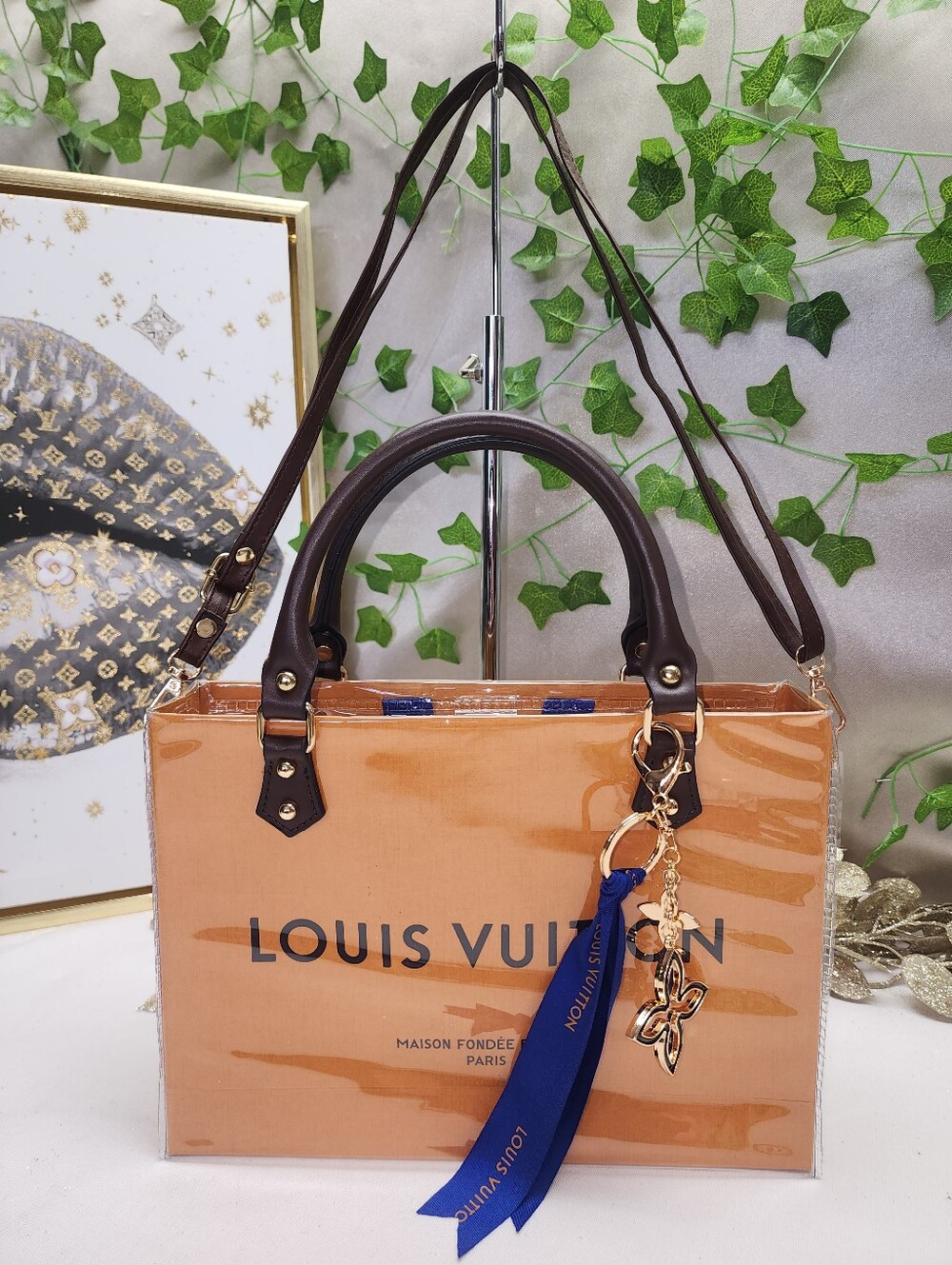 Authentic Louis Vuitton Shopping Bag In PVC Tote